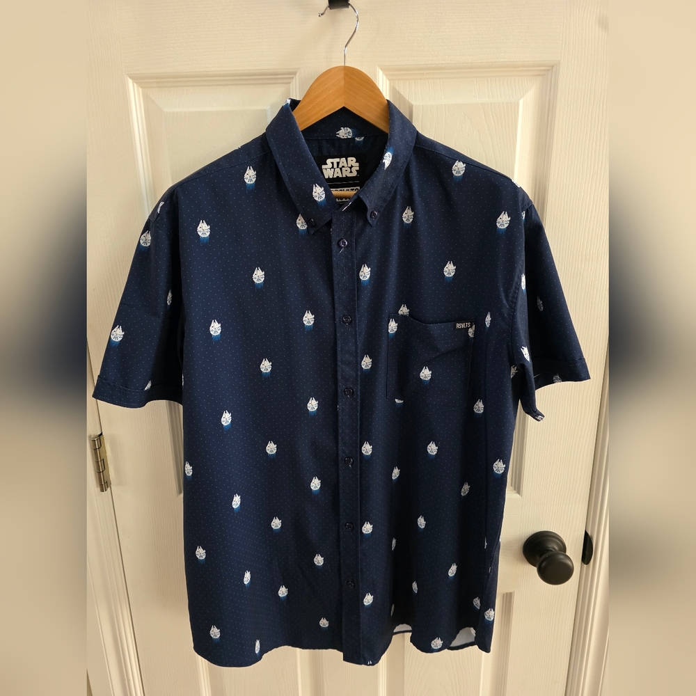 RSVLTS Star Wars "12 Parsecs" KUNUFLEX Men's Casual Shirt
